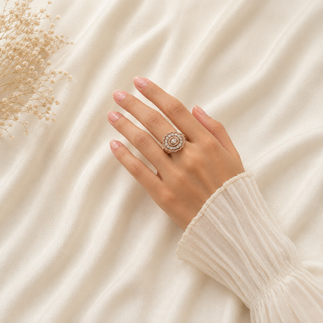 Timeless Diamond Dome Ring Gallery View